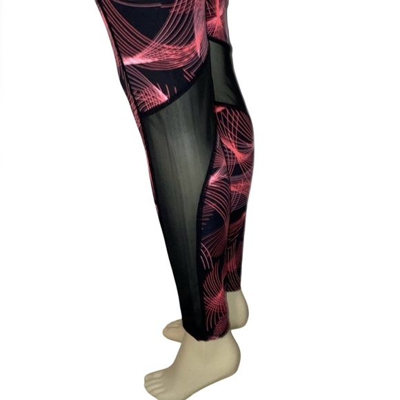 Leggings Yoga Workout Pants Mesh Cutout Women’s New Tag Package Runs Small L/XL - Picture 6 of 12